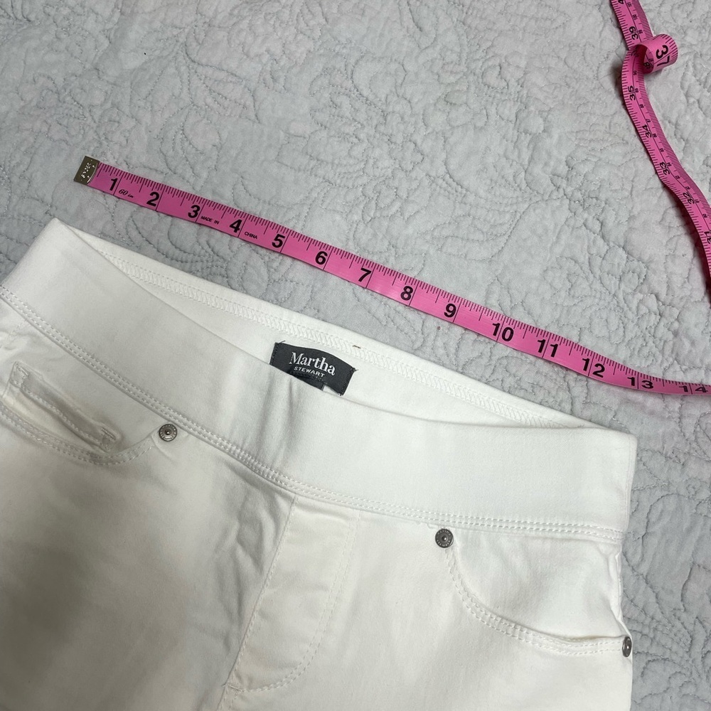 2P Martha Stewart Knit Denim Ankle Jeans G03 6268 - Picture 6 of 8